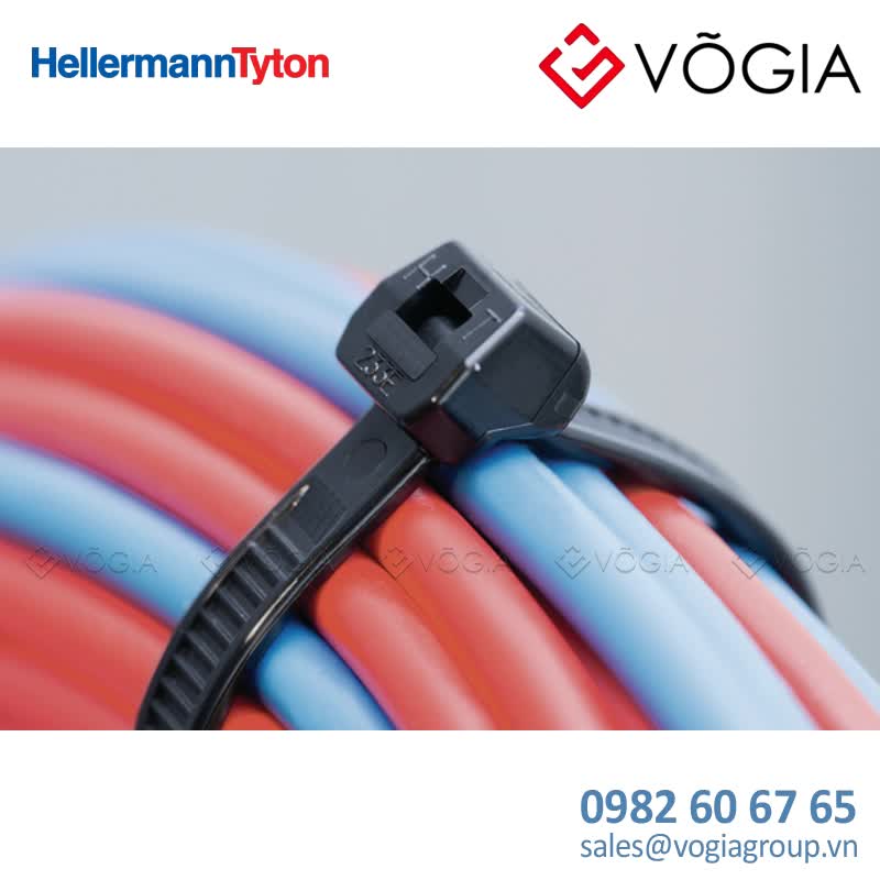 Dây thít cáp có răng phía ngoài - Cable tie outside serrated, 385x76mm, ∅50-105mm, natural, 100pcs - T120ROS-PA66HS-NA