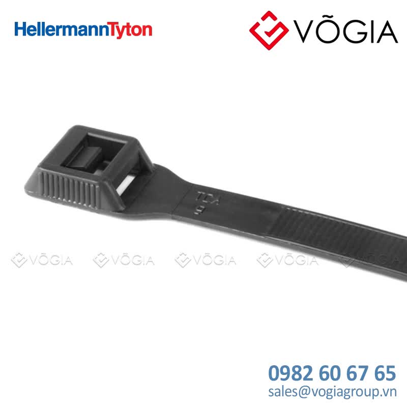 Dây thít cáp có răng phía ngoài - Cable tie outside serrated for narrow space, 400x90mm, ∅380-116mm, brown, 100pcs - PE400-PA66-BN