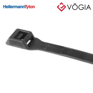 Dây thít cáp có răng phía ngoài - Cable tie outside serrated for narrow space, 400x90mm, ∅380-116mm, brown, 100pcs - PE400-PA66-BN