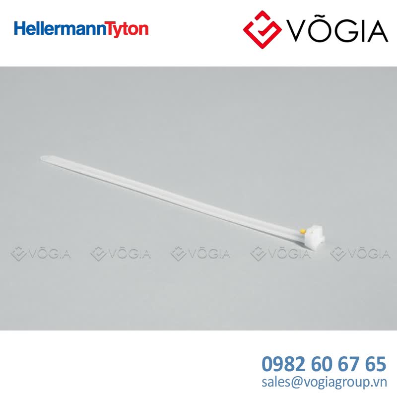 Dây thít cáp trơn - Cable tie not serrated vibration absorbing, 210x80mm, ∅80-470mm, natural, 50pcs - KR8/21-PA66HS-NA