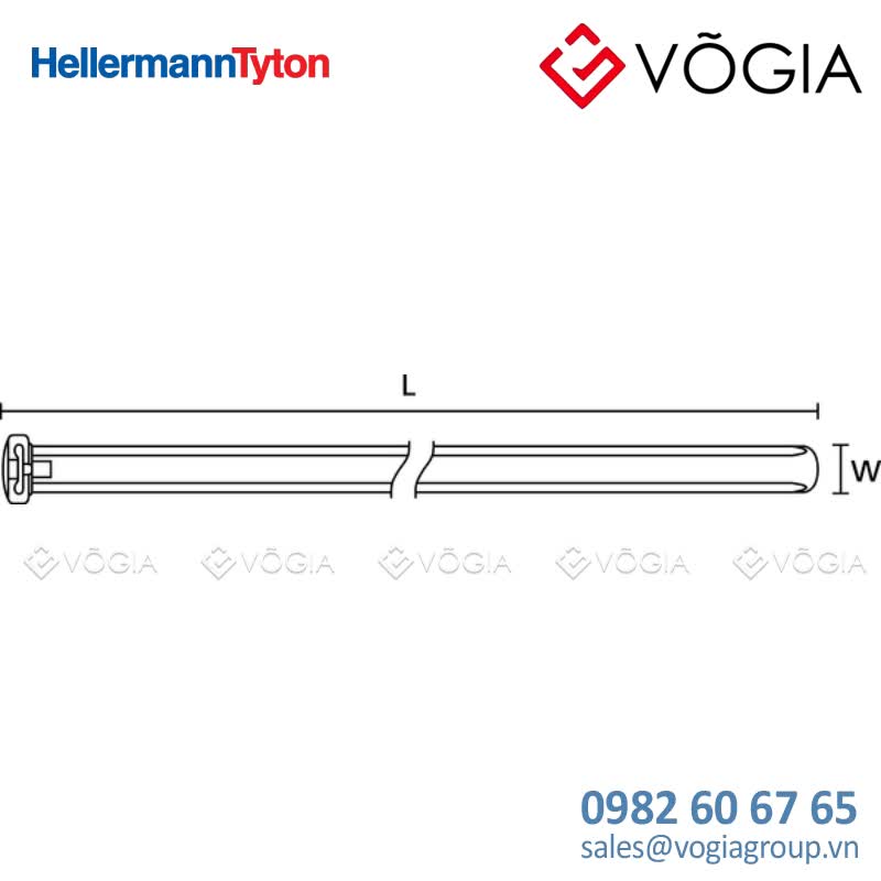 Dây thít cáp trơn - Cable tie not serrated vibration absorbing, 210x80mm, ∅80-470mm, natural, 50pcs - KR8/21-PA66HS-NA