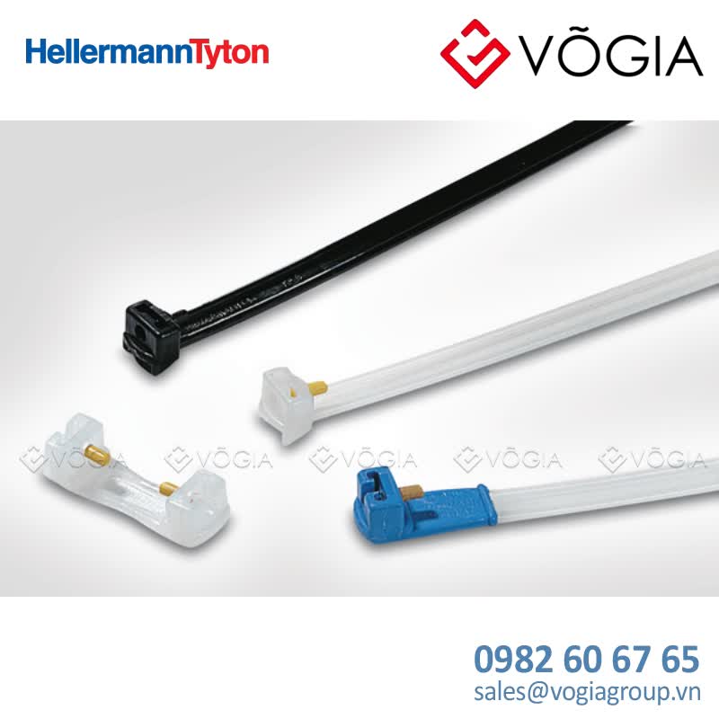 Dây thít cáp trơn - Cable tie not serrated vibration absorbing, 210x80mm, ∅80-470mm, natural, 50pcs - KR8/21-PA66HS-NA