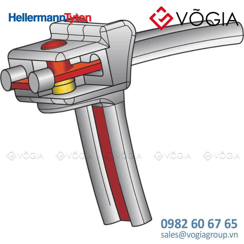 Dây thít cáp trơn - Cable tie not serrated vibration absorbing, 360x61mm, ∅47-930mm, natural, 50pcs - KR6/35-PA66-NA