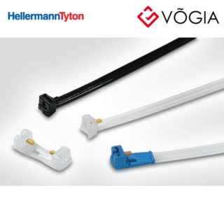 Dây thít cáp trơn - Cable tie not serrated vibration absorbing, 500x80mm, ∅152mm, natural, 50pcs - KR8/50-PA66HS-NA
