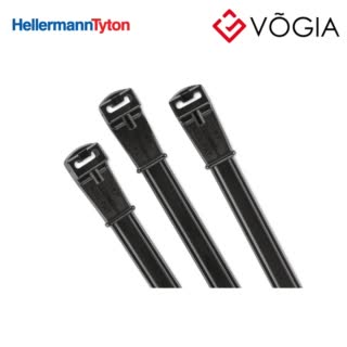 Dây thít cáp trơn - Cable tie not serrated vibration absorbing, 500x80mm, ∅1520mm, natural, 50pcs - KR8/50-PA66-NA