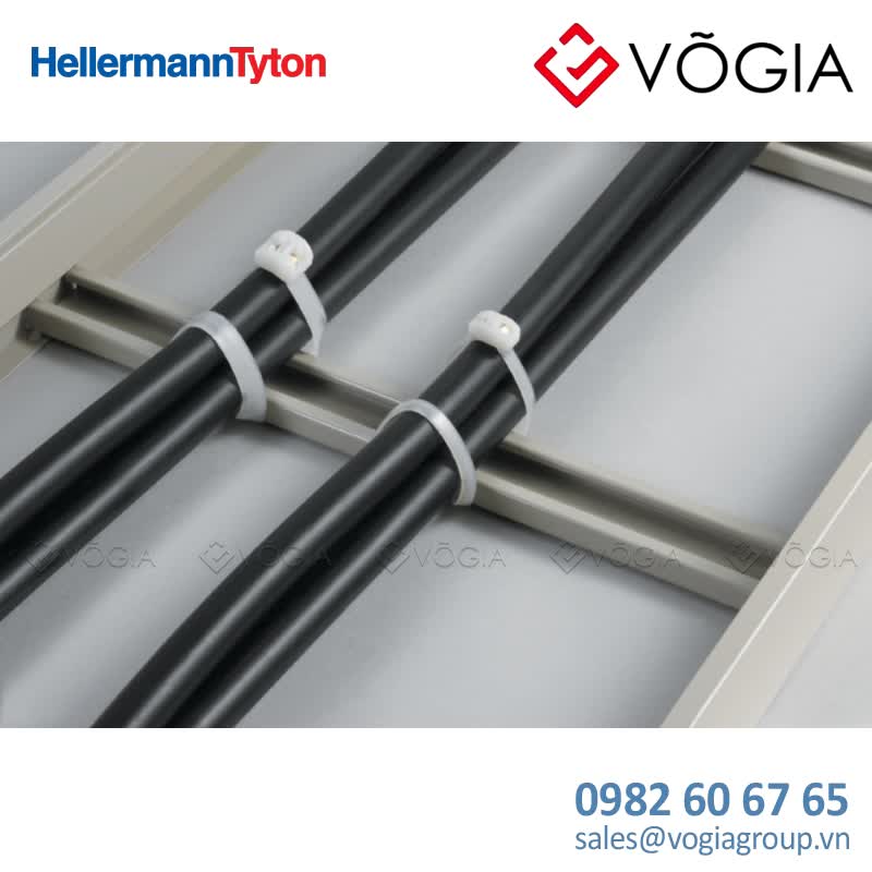 Dây thít cáp trơn - Cable tie not serrated vibration absorbing, natural, 25pcs - ELN-H3-PA66-NA