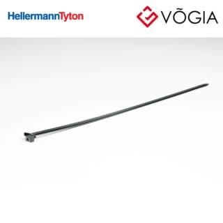 Dây thít cáp trơn - Cable tie not serrated vibration absorbing, 210x80mm, ∅80-470mm, black, 50pcs - KR8/21-PA66W-BK