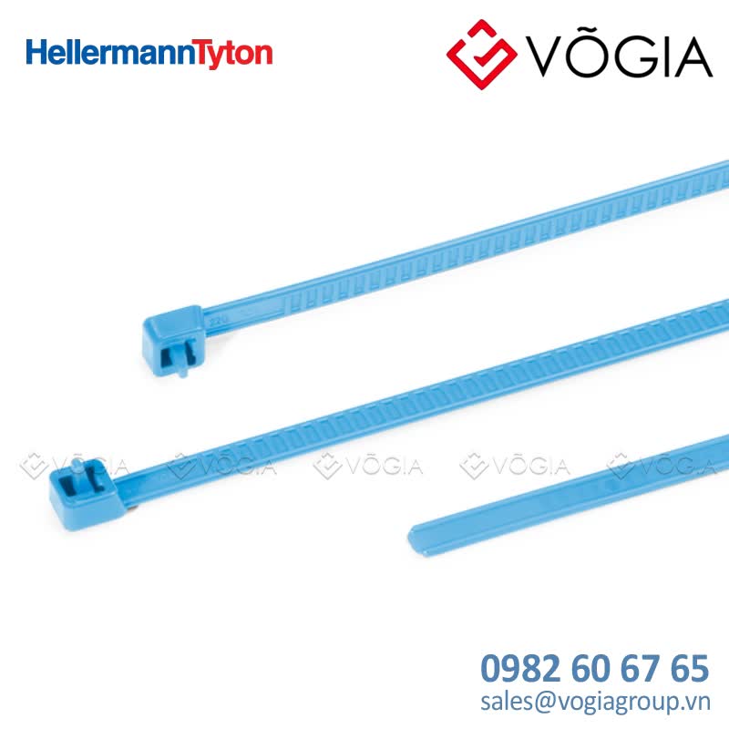 Dây thít (dây rút) cáp có thể tháo rời - Releasable cable tie, 1950x48mm, ∅20-500mm, 245N, blue, 25pcs - LR55R-PA66-BU