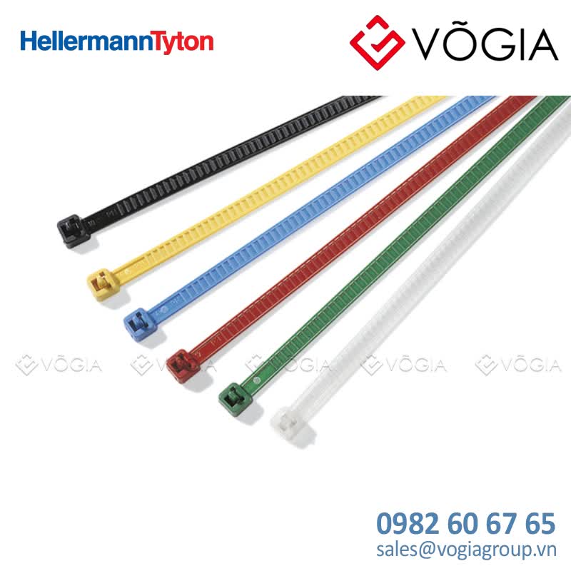 Dây thít (dây rút) cáp có thể tháo rời - Releasable cable tie, 1960x48mm, ∅20-500mm, 245N, natural, 25pcs - LR55R-PA66-NA