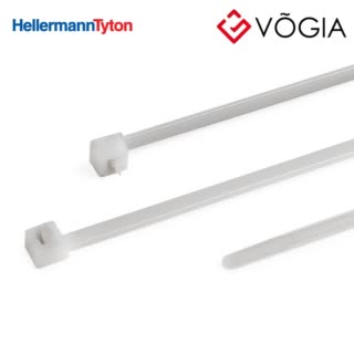Dây thít (dây rút) cáp có thể tháo rời - Releasable cable tie, 350x46mm, ∅50-950mm, 200N, natural, 100pcs - RELK2L-PA66-NA
