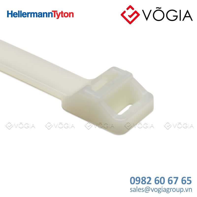 Dây thít (dây rút) cáp có thể tháo rời - Releasable cable tie, 5150x125mm, ∅120-1250mm, 1115N, natural, 25pcs - RT250R-PA66-NA