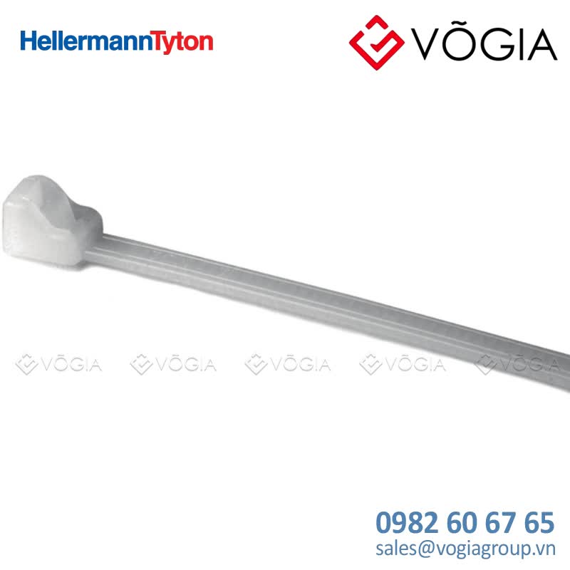 Dây thít (dây rút) cáp có thể tháo rời - Releasable cable tie, 5150x125mm, ∅120-1250mm, 1115N, natural, 25pcs - RT250R-PA66-NA