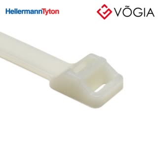 Dây thít (dây rút) cáp có thể tháo rời - Releasable cable tie, 5150x125mm, ∅120-1250mm, 1115N, natural, 25pcs - RT250R-PA66-NA
