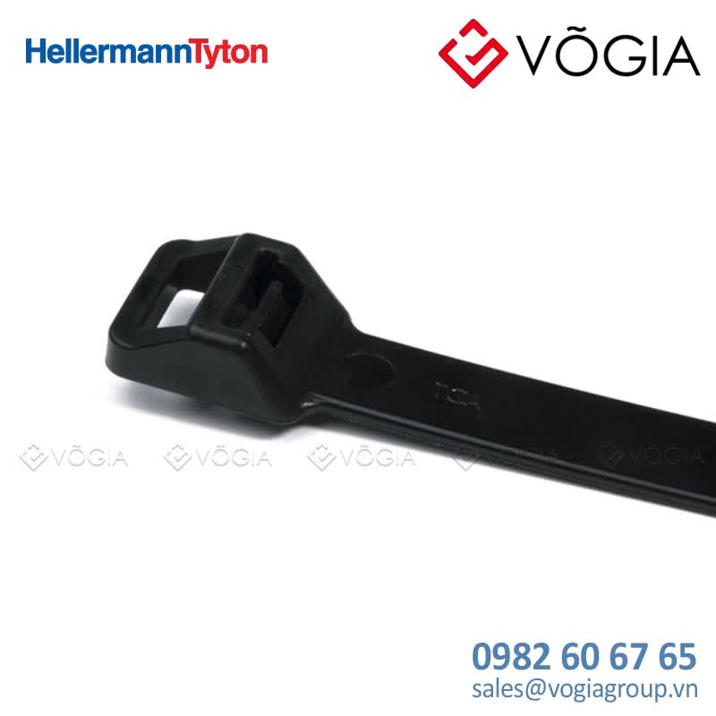 Dây thít (dây rút) cáp có thể tháo rời - Releasable cable tie, 2300x125mm, ∅120-500mm, 1115N, natural, 25pcs - RT250S-PA66-NA