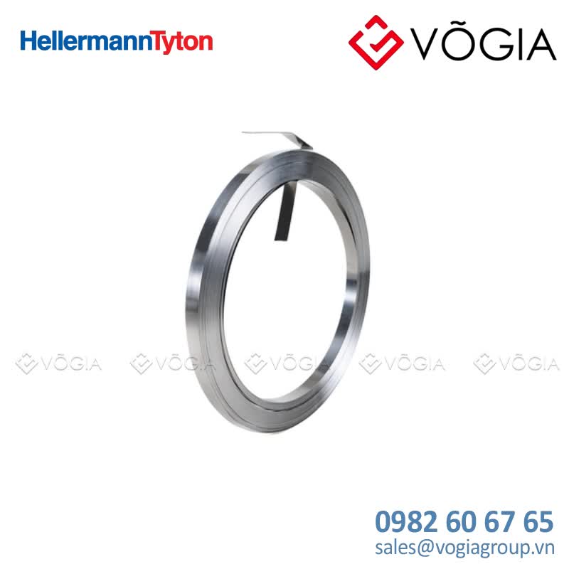 Dây thít (dây rút) cáp inox - Stainless steel cable tie, 305mx127mm, metal, 305m - MELS127T1-6-30-SS316-ML