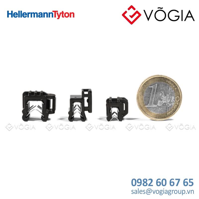Dây thít cáp có đầu lắp cố định - Fixing tie for edge, inside serrated, ∅10-180mm, black, 5000pcs - T18REC21-PA66W/PA66HIRHS-BK