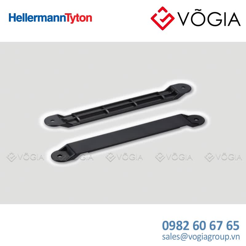 Giá đỡ cố định dây thít cáp - Cable tie mount for screw fixation, ∅49 mm, ∅M4, M4 Screw, black, 25pcs - HCS2025L-PA66HSW-BK