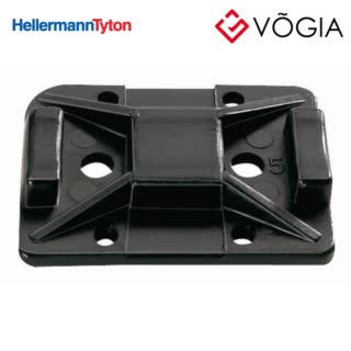Giá đỡ cố định dây thít cáp - Cable tie mount for adhesive use, Wmax=80mm, ∅32 mm, black, 100pcs - TY8G1S-PA66-BK