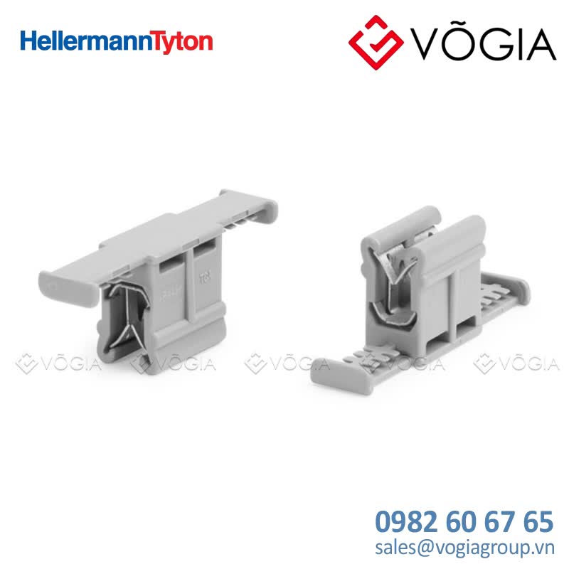 Phụ kiện cố định dây thít cáp - Bundling clip for edge, L=390mm, grey, 500pcs - ATSBCEC36-PA46-GY