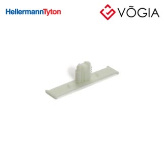 Phụ kiện cố định dây thít cáp - Bundling clip for hole (oval), L=580mm, natural, 8000pcs - BCSFTOVAL-PA66HIRHS-NA