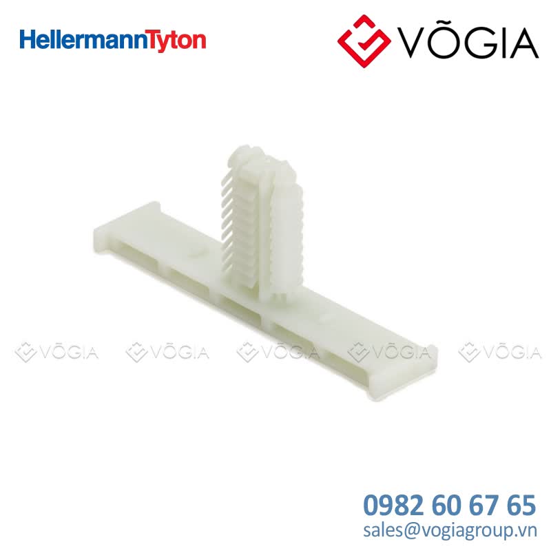 Phụ kiện cố định dây thít cáp - Bundling clip for hole (oval), L=580mm, natural, 3000pcs - BCFTOVALXL-PA66HIRHS-NA