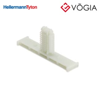 Phụ kiện cố định dây thít cáp - Bundling clip for hole (oval), L=580mm, natural, 3000pcs - BCFTOVALXL-PA66HIRHS-NA