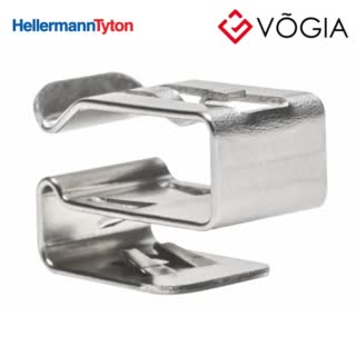 Phụ kiện cố định dây thít cáp - Metal cable clip for edge, ∅41-70mm, T=15 - 20mm, metal, 5000pcs - MSC2LP-SS304-ML