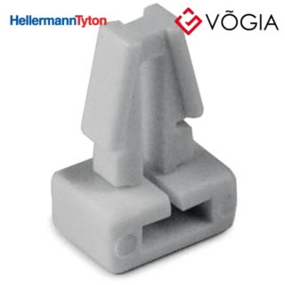 Phụ kiện cố định dây thít cáp - Cable tie mount for hole (round), Wmax=50mm, T=34mm, ∅635 mm, white, 50pcs - TM1SF-PA66-WH