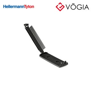 Kẹp cáp, đầu cố định cáp - Cable clip for adhesive use, ∅31 mm - FKH25A-PA66HIR-BK