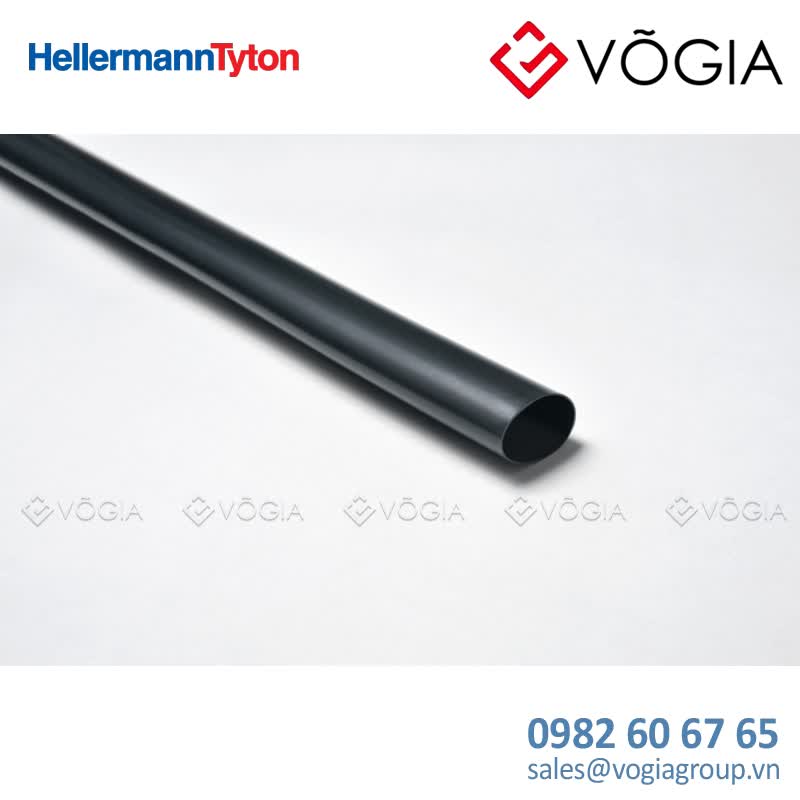 Ống co nhiệt - Heat Shrinkable Tubing Thin Wall with Adhesive Liner 3:1 L=12m 12/4 black - TA37 12-4-PO-X-BK