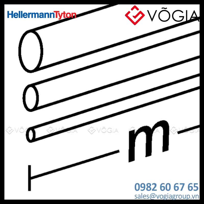Ống co nhiệt - Heat Shrinkable Tubing Thin Wall with Adhesive Liner 3:1 L=12m 12/4 black - TA37 12-4-PO-X-BK