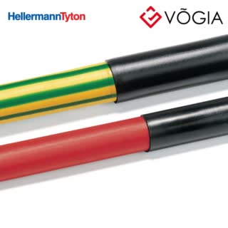 Ống co nhiệt - Heat Shrinkable Tubing 2:1 flame retardant halogen free 95/48 black - TR27-95/48-PO-X-BK
