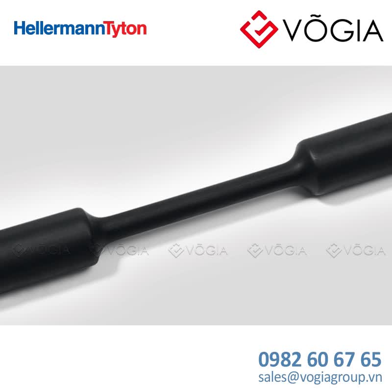 Ống co nhiệt - Heat Shrinkable Tubing 2:1 flexible1,6/,08 black - TF21-16/08-PO-X-BK