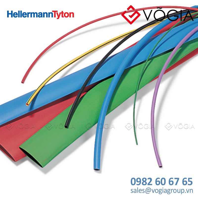Ống co nhiệt - Heat Shrinkable Tubing 2:1 flexible32/16 black - TF21-32/16-PO-X-BK