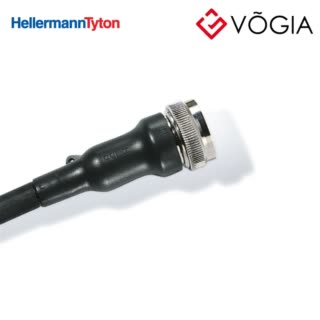 Ống co nhiệt định hình - Bottle Shape with Rib for Plugs black, PO-X, up to 4,5:1, with adhesive - 154-42-GWM250-PO-X-BK