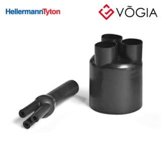 Ống co nhiệt định hình - 3-Way Outlet Shapes, Breakout Boots - 318-1-G-PO-X-BK