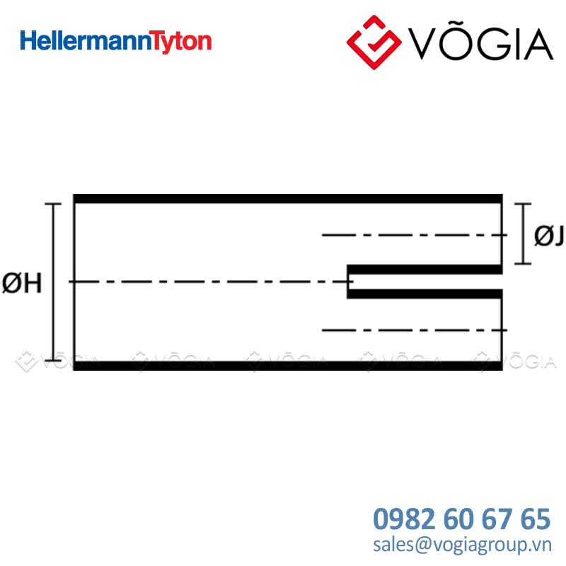 Ống co nhiệt định hình - 3-Way Outlet Shapes, Breakout Boots - 318-2-B7W-PO-X-BK