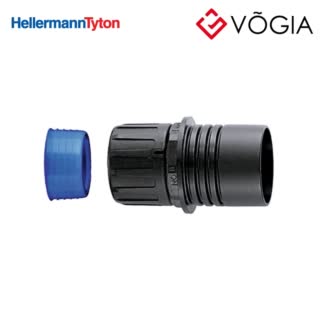 Reducer IP68 16-21mm black - HGL16-R21-PA66/TPE-BK