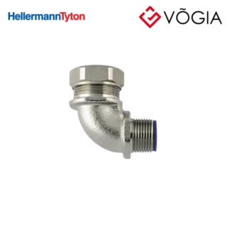 Elbow Compression Fitting 90° IP68 ø20mm M20 - LTS20-90FMC-M20-NPB/PA6-ML