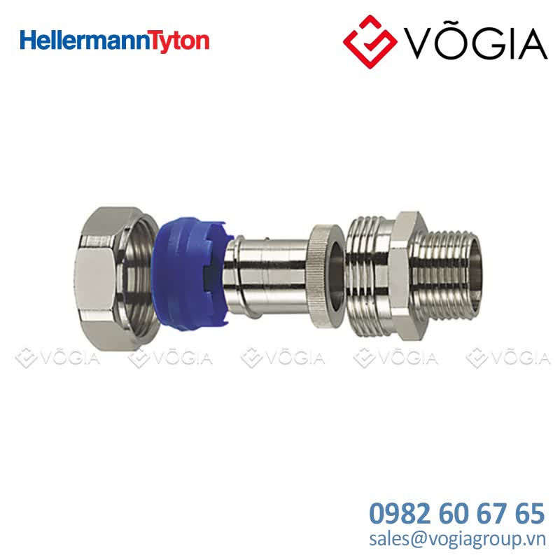 Compression Fitting with rigid External Thread for Spiral-Reinforced PVC Conduits ø63mm M63 - PSRSC63-FMC-M63-NPB/PA6-ML