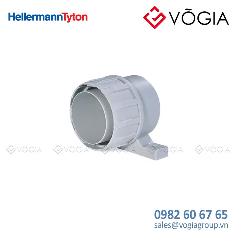 Straight fitting with bracket Ø38 - FG45-UH-PP-GY
