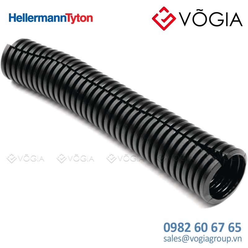 Ống ruột gà luồn dây điện - Ống ruột gà luồn dây điện - Convoluted Tubing - CTN120-PA6-BK