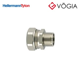 Straight Compression Fitting with rigid External Thread for Spiral-Reinforced PVC Conduits ø20mm M20 - PSRSC20-FMCSS-M20-SS316/PA6-ML