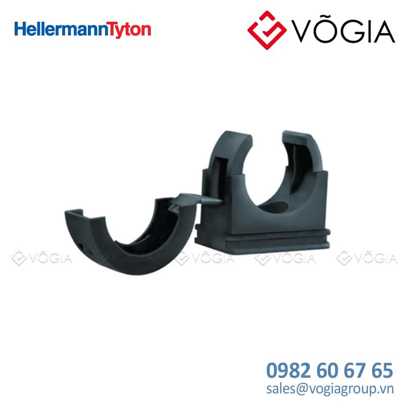 Phụ kiện ống bảo vệ cáp - Accessory, HelaGuard, black, 10pcs (PACC0380) - PACC0380-PA66-BK