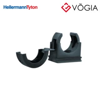 Phụ kiện ống bảo vệ cáp - Accessory, HelaGuard, black, 10pcs (PACC0380) - PACC0380-PA66-BK