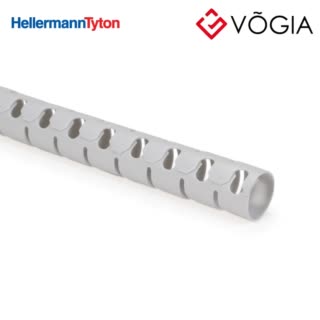 Vỏ bọc cáp - Cable cover 7 mm - 9 mm, PP, grey, 25m + tool - HWPP8-PP-GY
