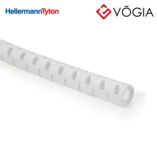 Vỏ bọc cáp - Cable cover 7 mm - 9 mm, PP, white, 25m + tool - HWPP8-PP-WH