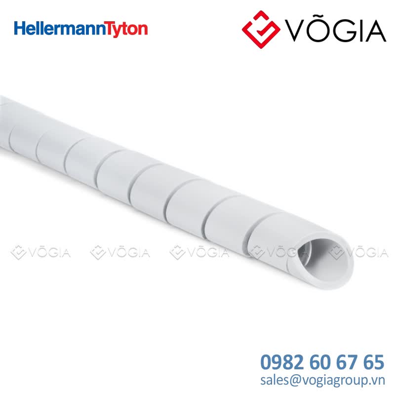 Vỏ bọc cáp - Spiral binding 5 mm - 20 mm, PE, grey, 5 m - SBPE4D-PE-GY