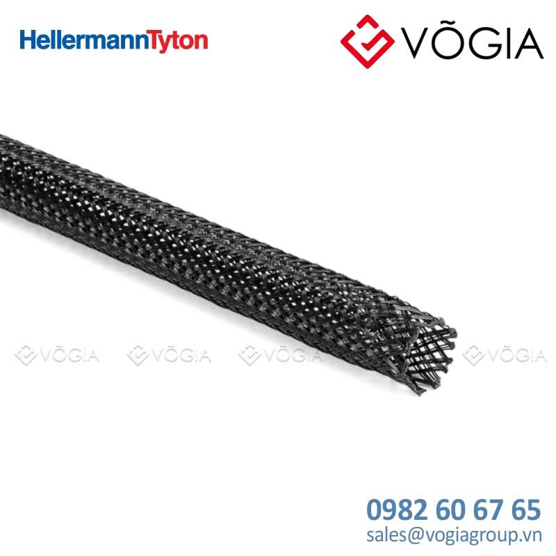 Vỏ bọc cáp - High expansion braided sleeving black 9 mm - HEGPX09-PET-BK