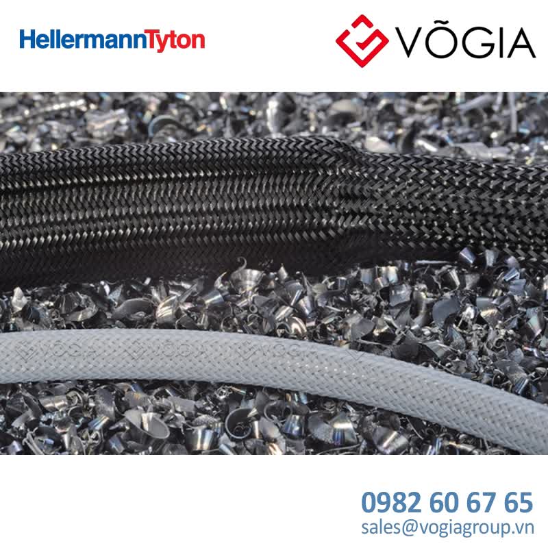 Vỏ bọc cáp - High expansion braided sleeving black 9 mm - HEGPX09-PET-BK